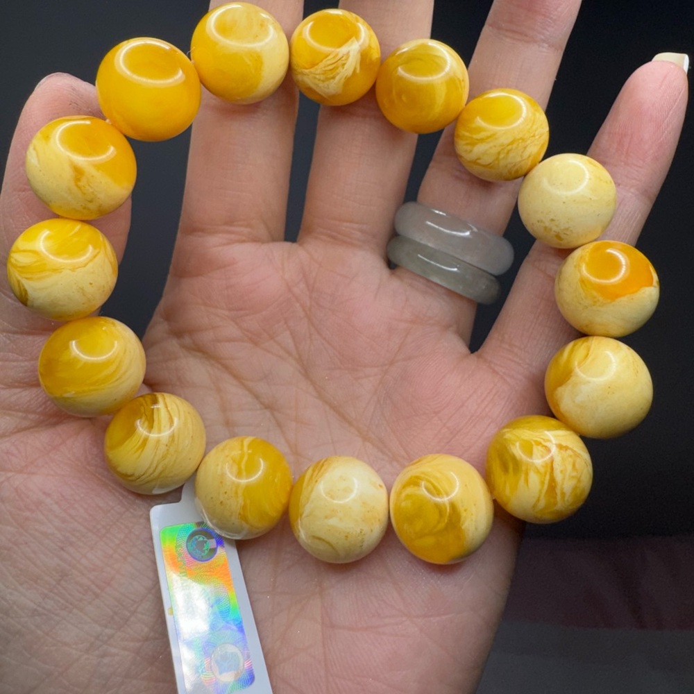 Yellow Amber Bracelet
